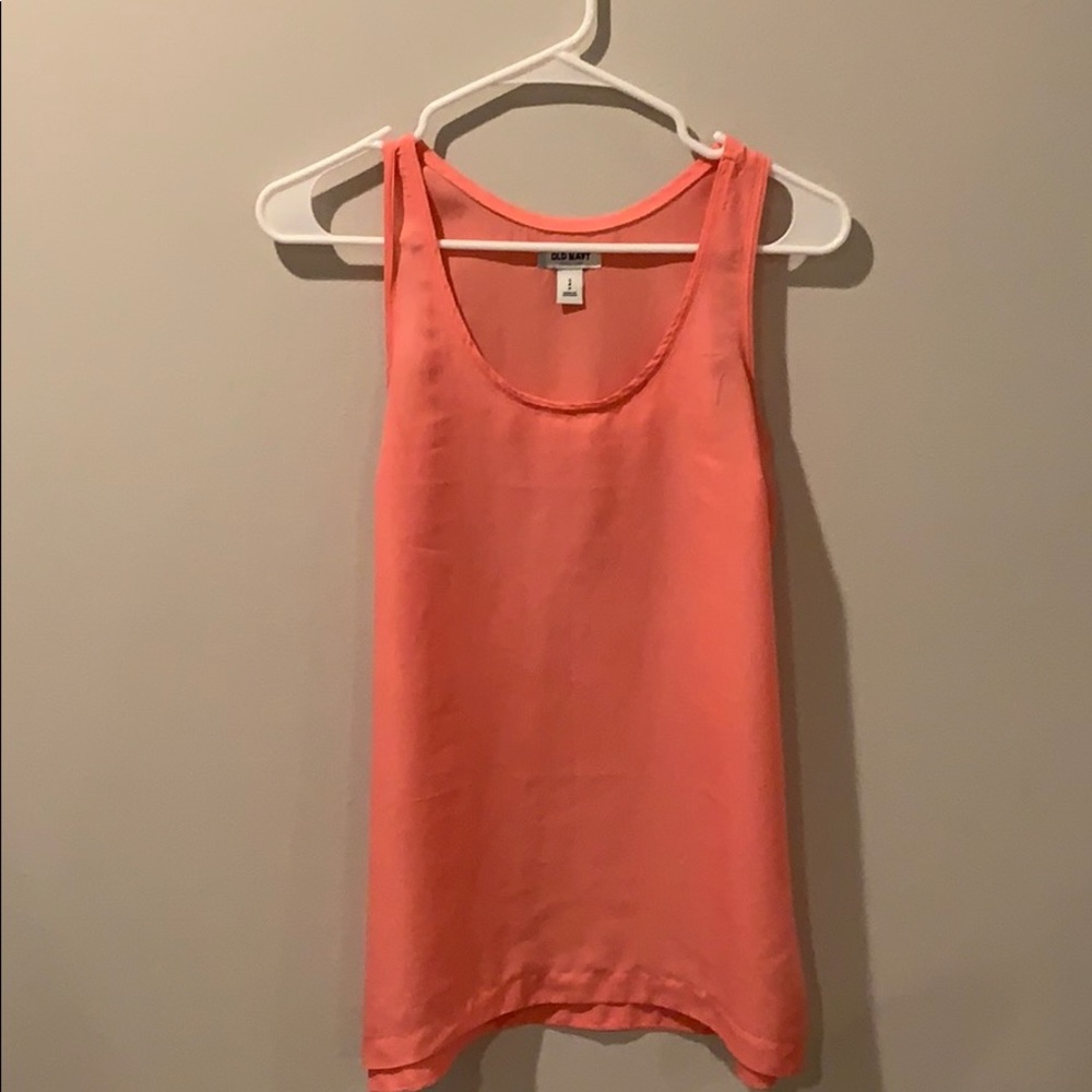 Hot pink old navy blouse